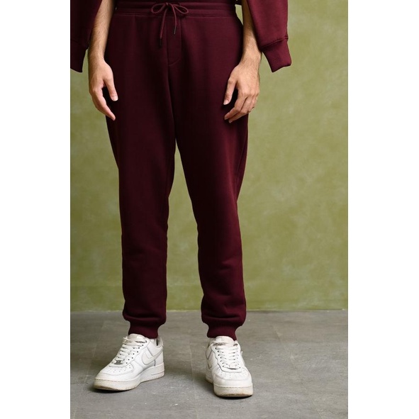 CELANA JOGGER PREPP STUDIO PREPP SIGNATURE JOGGER PANTS MAROON - S
