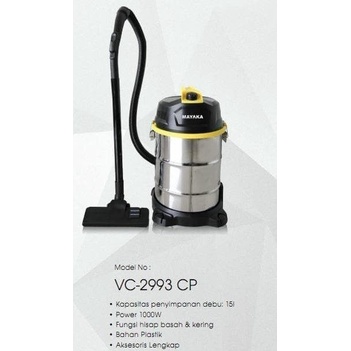 MAYAKA VC 2993 CP Vacum Cleaner Utk Basah Dan Kering / Wet And Dry