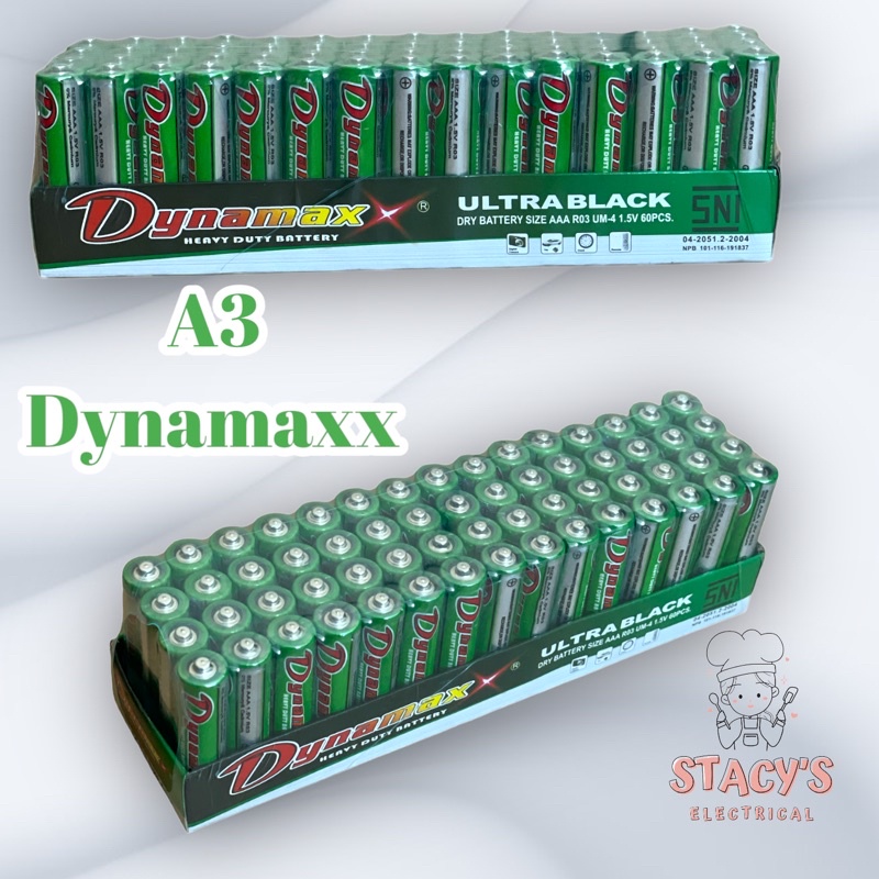 BATERAI DYNAMAXX HIJAU A2 A3 HIJAU ECER PER BIJI