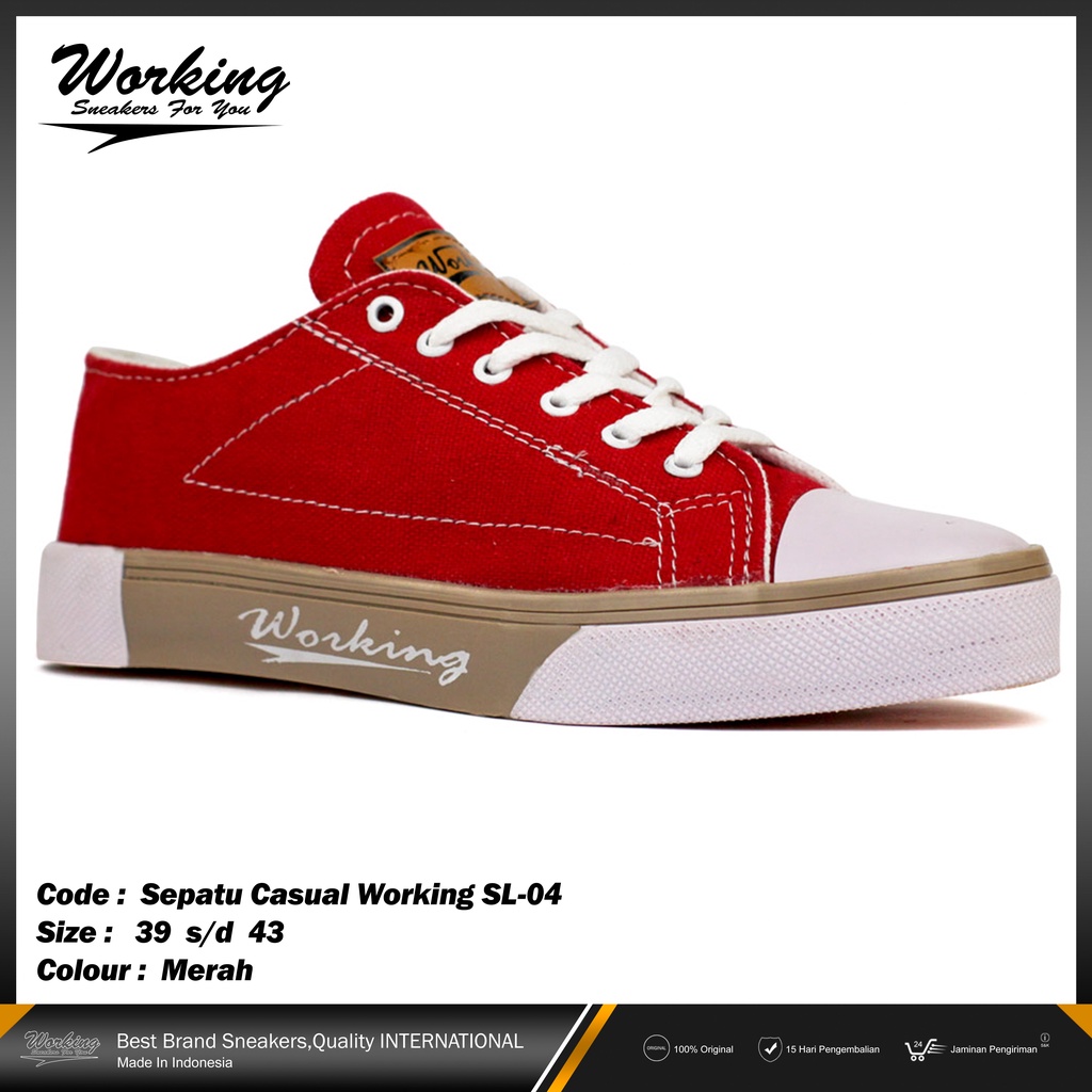 Working Sneakers For You Sepatu Kanvas Pria SL-04