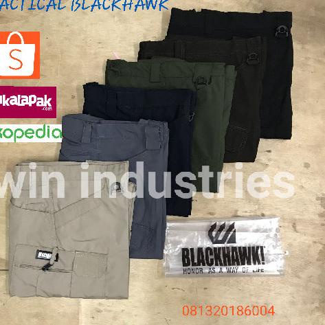celana panjang blackhawk tactical gear outdoor - Hitam, 28