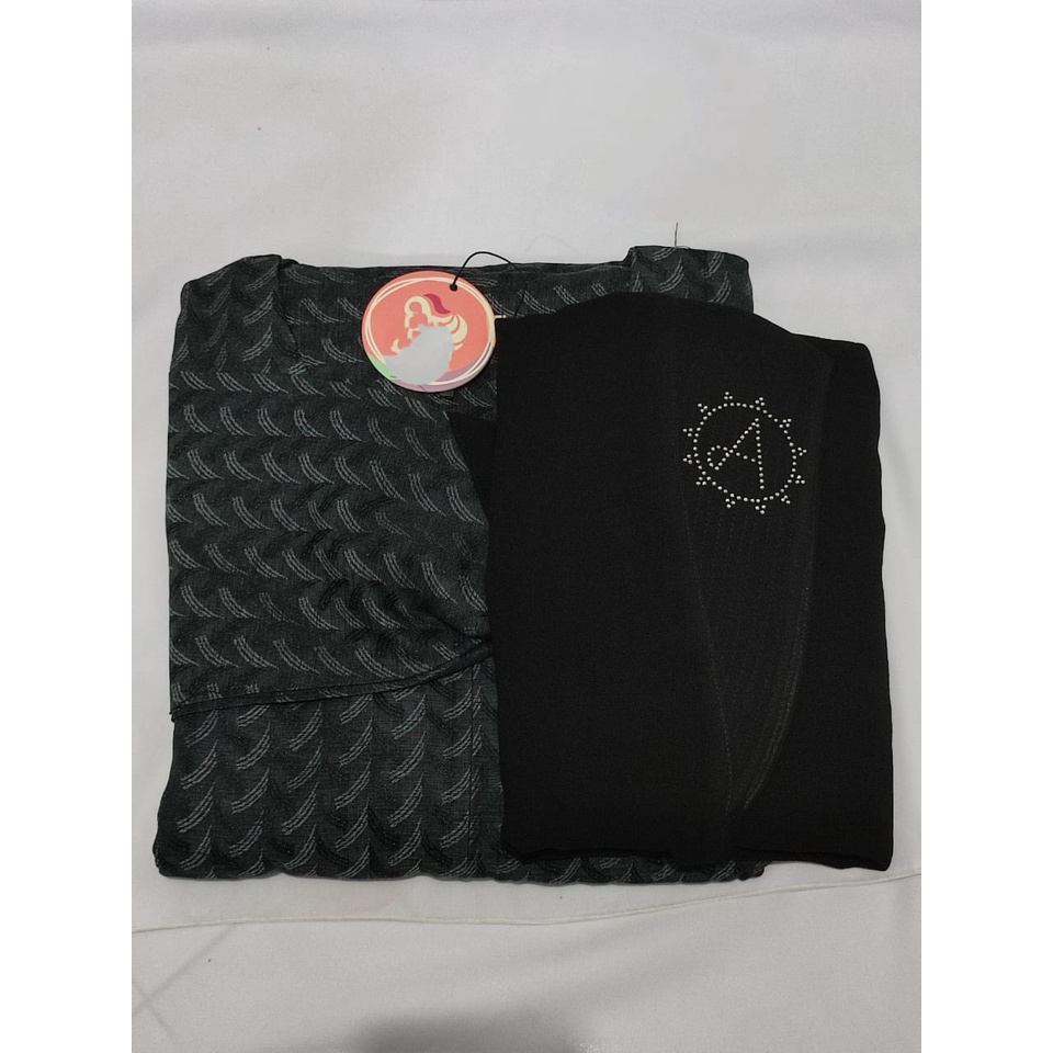 GAMIS SET KHIMAR JAGUAR AWIND SET KHIMAR CERUTY REALPICT SOFT NYAMAN MEWAH LUX OOTD FASHION WANITA MASA KI NI