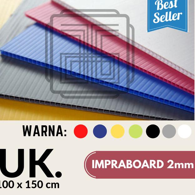 IMPRABOARD 2 mm / Corrugated Board / Karton Plastik PP INFRABOARD 2mm