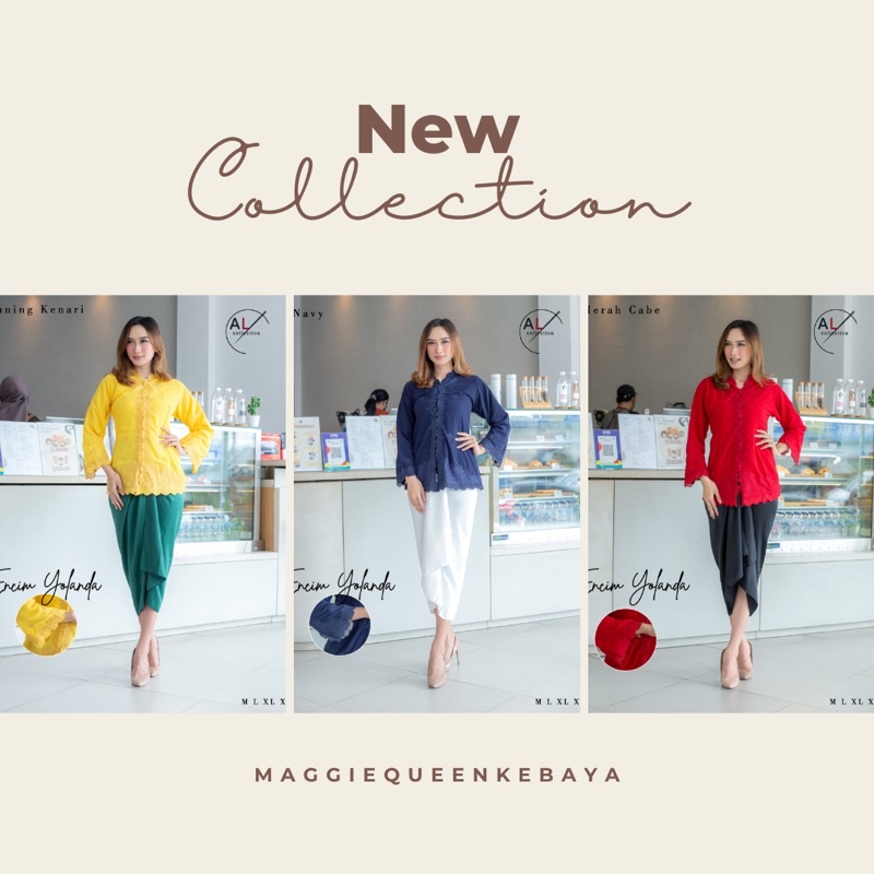 Setelan kebaya encim bordir yolanda