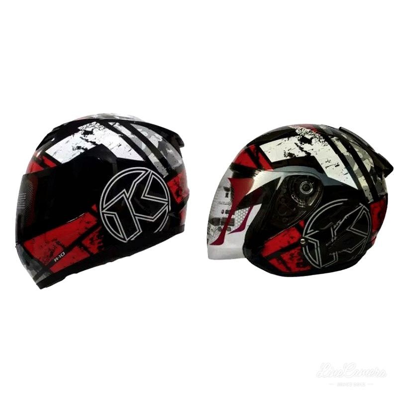 Helm Original Kyt Paket Couple R10 Motif & Kyt Galaxy Motif helm Paket couple