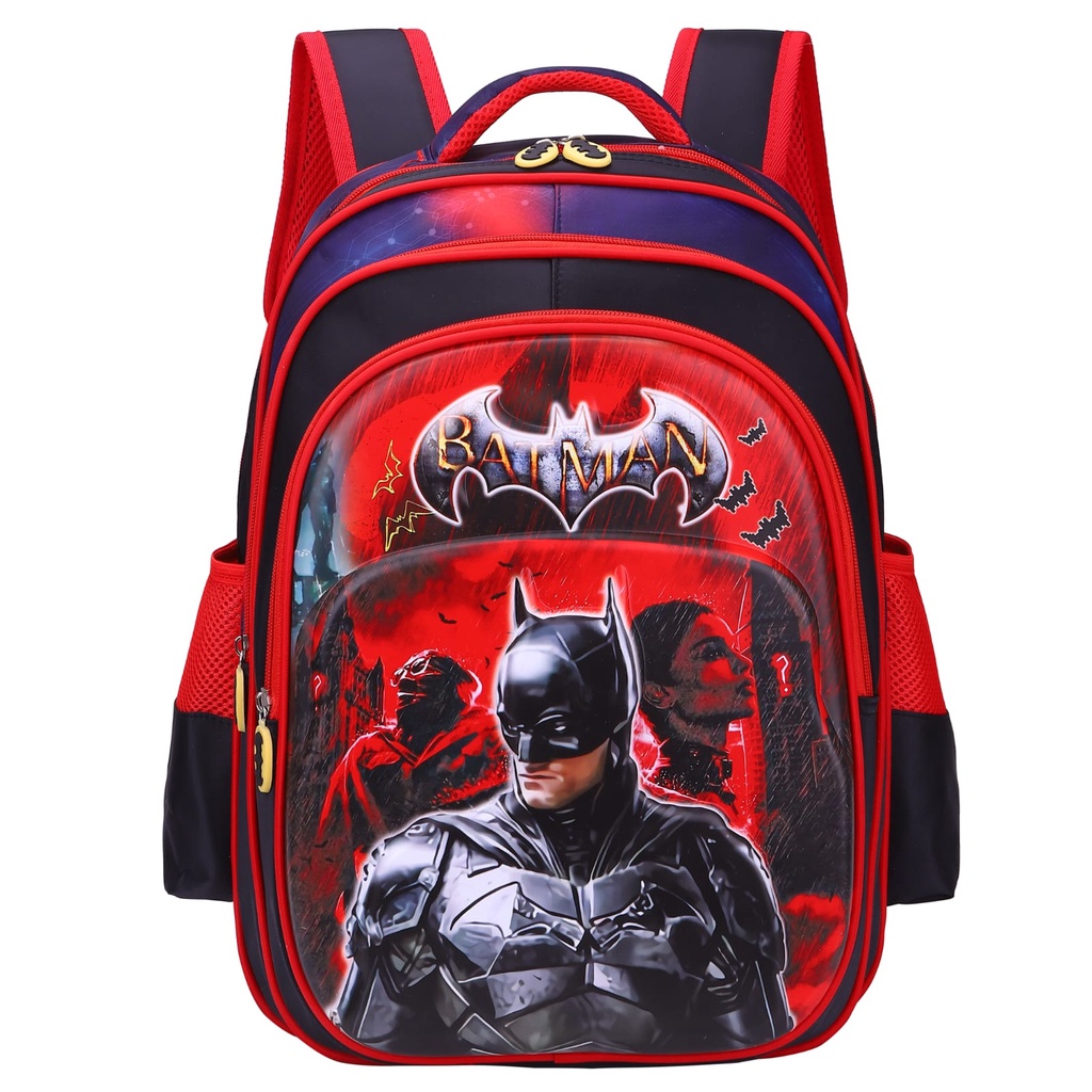 RANSEL SD 16&quot; TAS ANAK SEKOLAH BARU LAKI LAKI JAGOAN 3RESLETING TIMBUL EMBOS IMPORT ( HPP HAPPY Besti SD 16inch )
