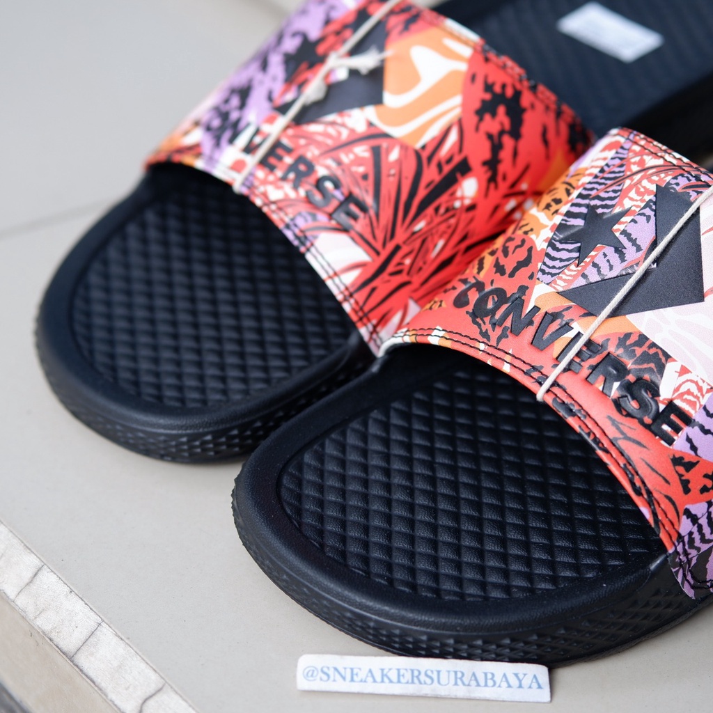 Sandal Converse All Star Slide Tropical Florals Black