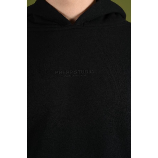 HOODIE PREPP STUDIO PREPP SIGNATURE HOODIE BLACK - S