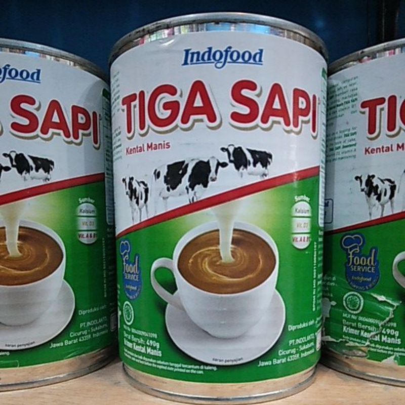 

Krimer Kental Manis cap Tiga Sapi 490g