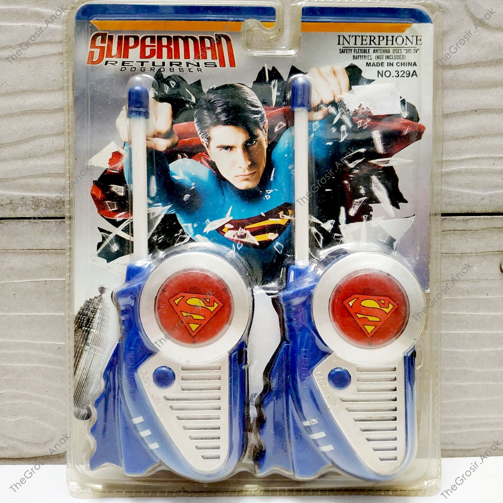 Walkie Talkie Superhero Superman Avengers Captain America