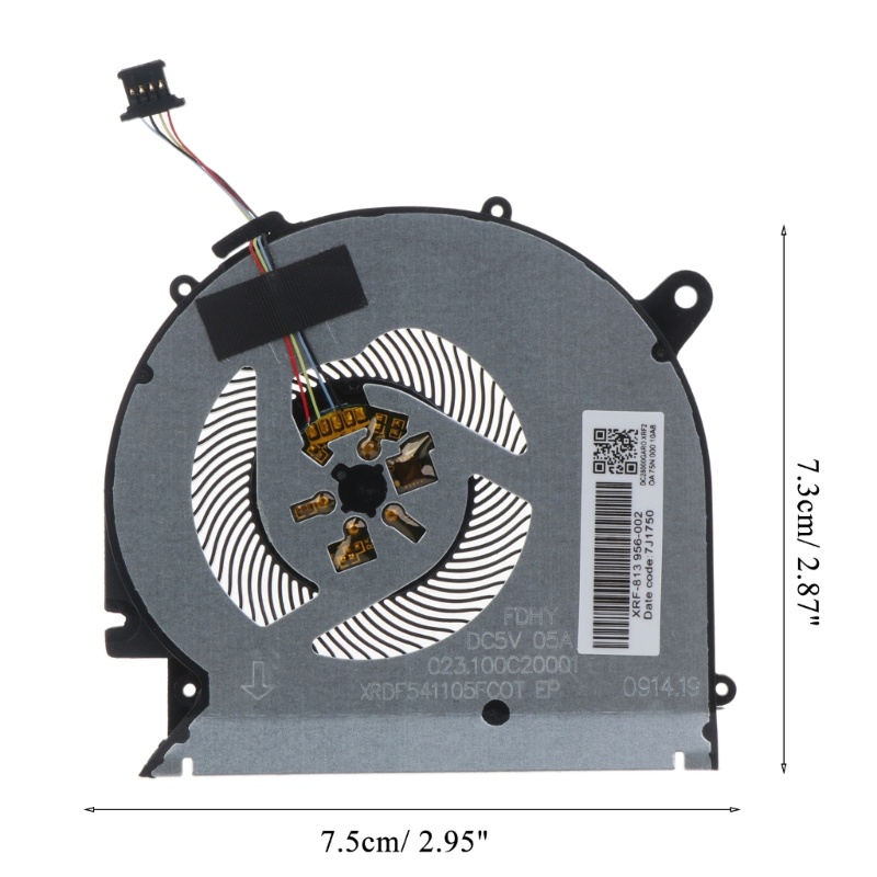 Btsg Kipas Pendingin CPU Kecepatan Tinggi Pendingin Untuk Envy 13-AH 13-AQ 13-AH0051WM 13-AH1025CL