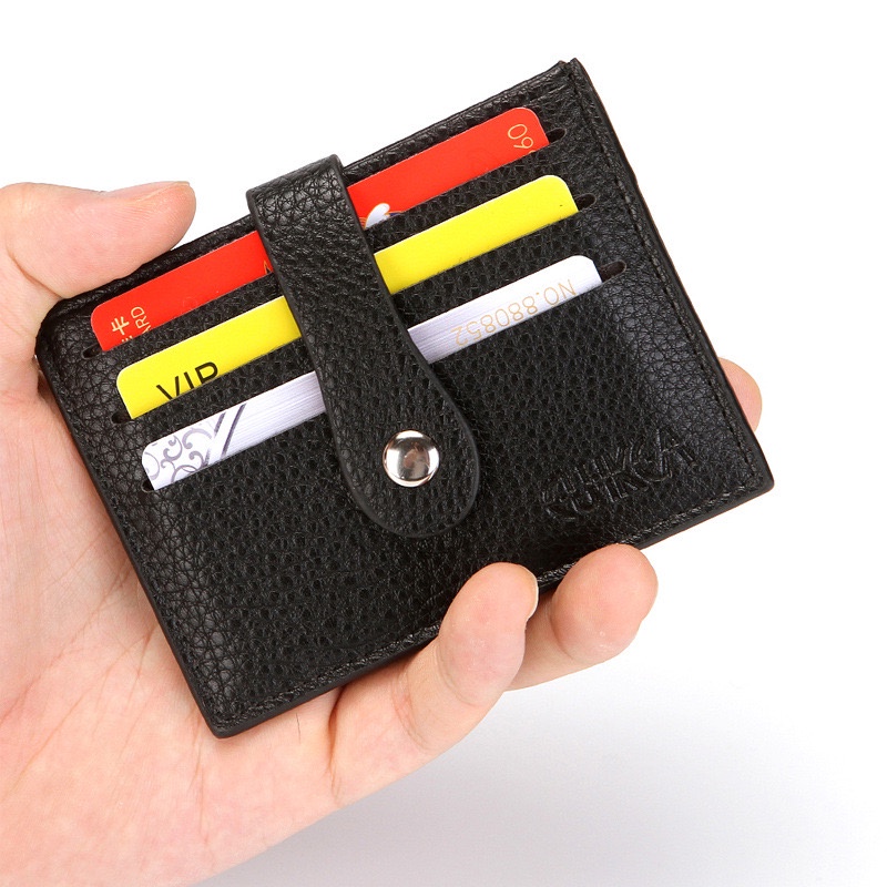 ORIGINAL IMPOR CUIKCA HF039A DOMPET KARTU MINI KEKINIAN ANTI RIBET RFID