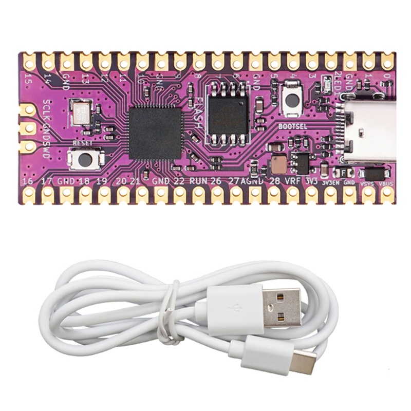 Btsg Figh Function Microcontroller Board Papan Pengembang Boot Raspberry Pi Pico Module Modul Raspberry Pi Pico