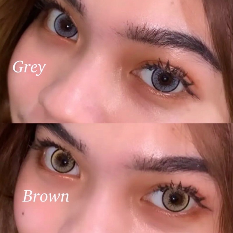 Jual Softlens Top Gel Universal Grey Brown Blue Normal Minus Shopee Indonesia