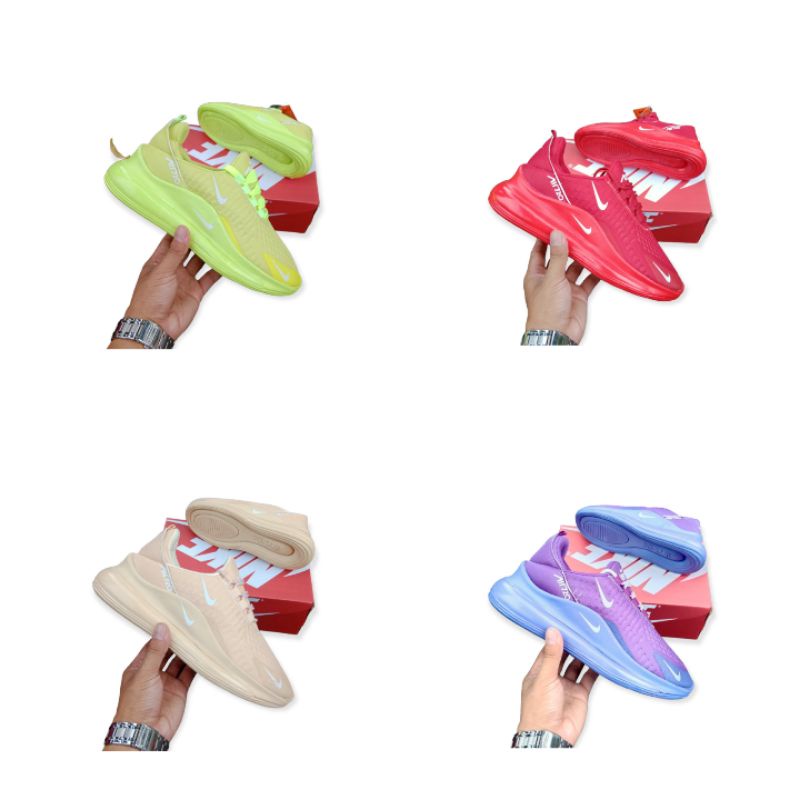 Sepatu Zoom Air Max Wanita Sneakers Cewek Full Colour