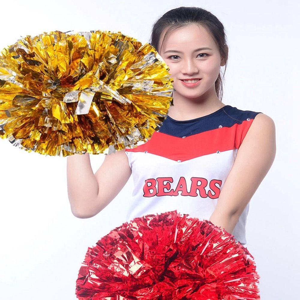 Nanas 1pc Cheerleader Pompom Gaun Kostum Lomba Mewah Penghias Pesta Tari Bunga