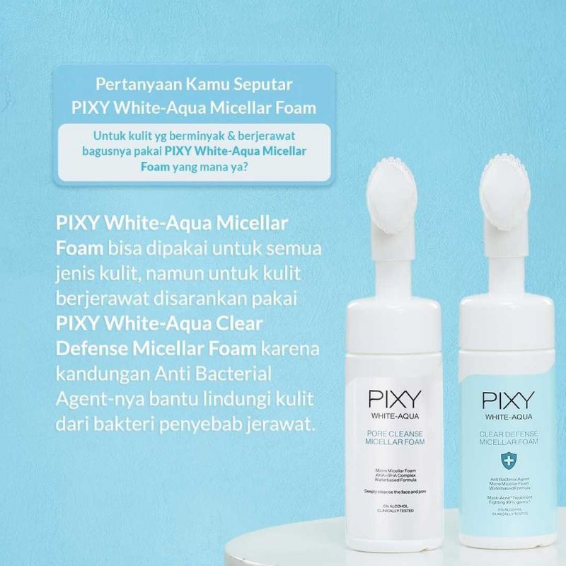 Pixy White Aqua Micellar Foam 110ml Original