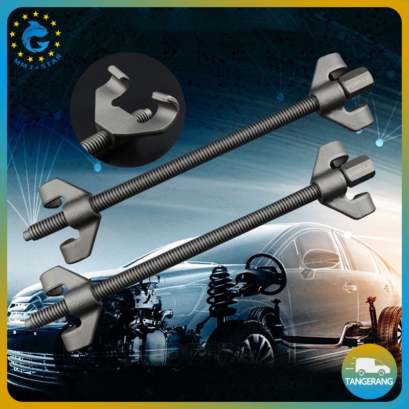 【2 PCS】Coil Spring Compressor Mobil/Shockbreaker Joint Puller/Pegas kejut Clamp/Treker Keong Mobil