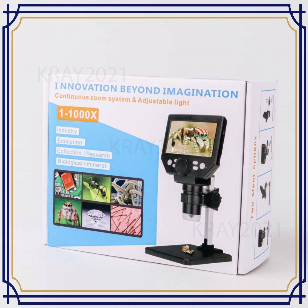 Mikroskop Digital USB dengan Monitor &amp; Stand - G1000