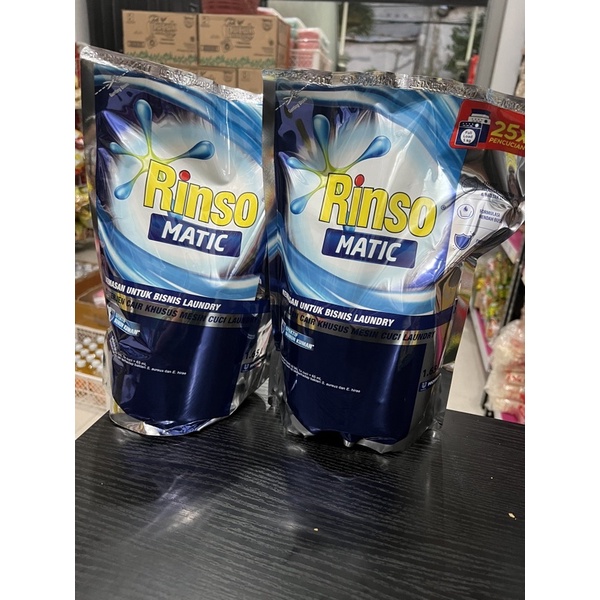 rinso matic liquid 1,65L (karton) isi 6 pcs
