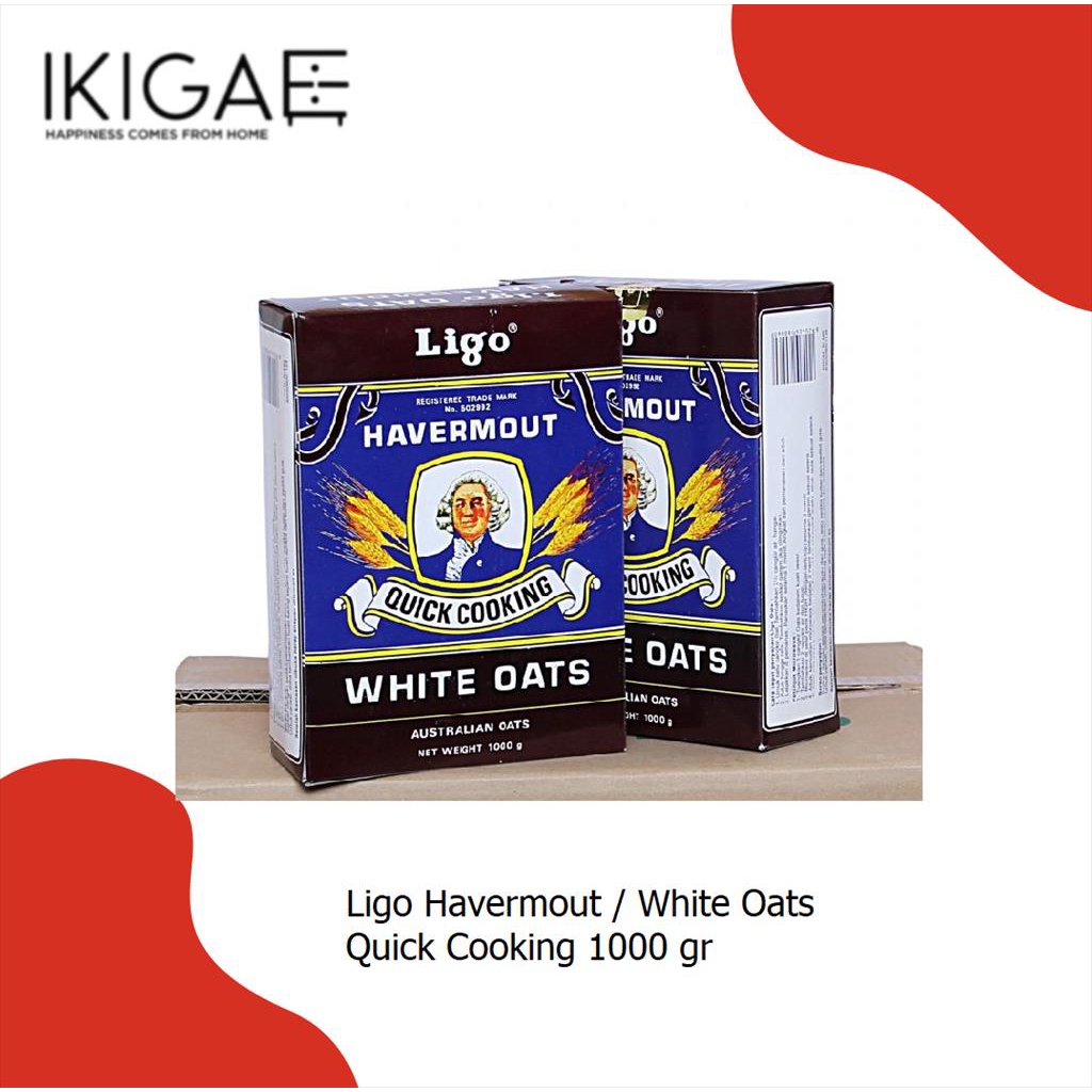 

LIGO HAVERMOUT QUICK / WHITE OAT MEALS GANDUM PUTIH 1 KG