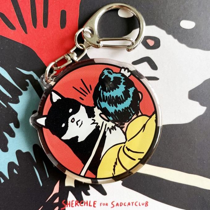 SCC x Sherchle - Shut Up, Hooman Keychain