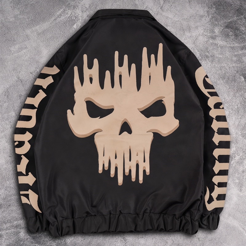 [N01062] Jaket Vintage Distro Motif -HEAVEN CALLING-