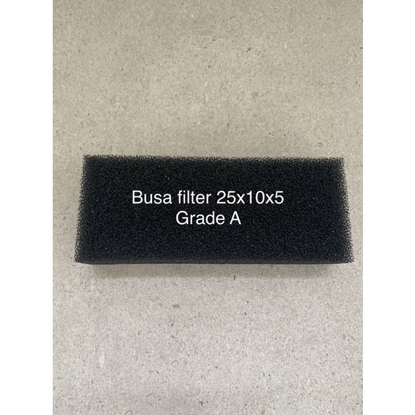 busa / foam filter aquarium kualitas terbaik 25x10x5