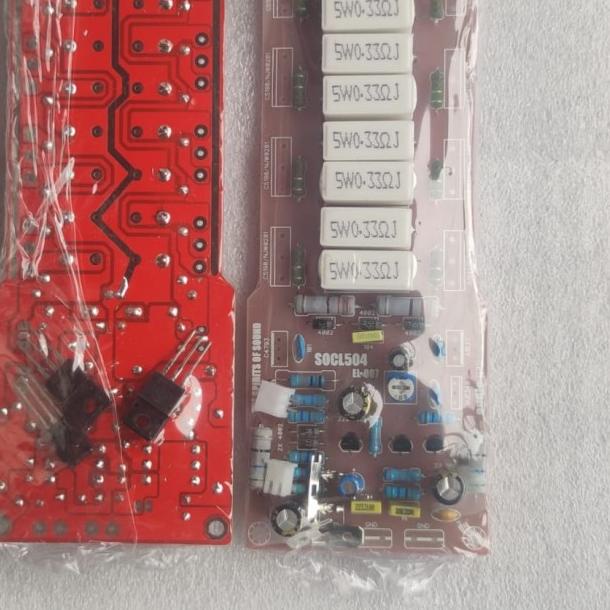 KIT DRIVER ELITE PA SOCL 504 SLIM PLUS PCB UNTUK 4 TRANSISTOR FINAL