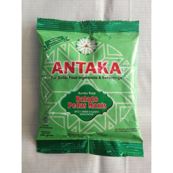 

Bumbu Antaka Balado pedas manis 100gr