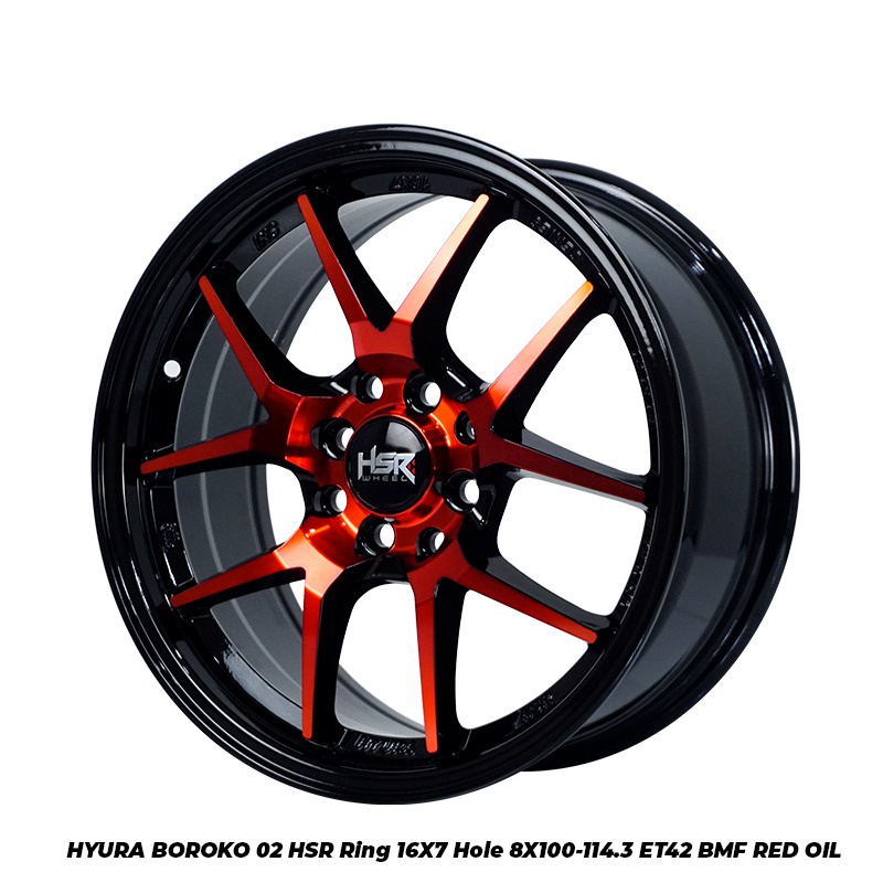 HSR Original ring 16 HYURA BOROKO velg racing problinggo kota