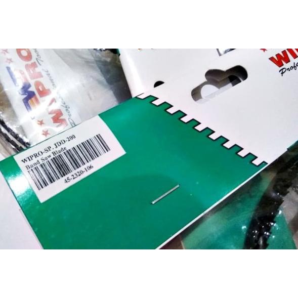 band saw blade wipro JDD 200 mata gergaji mesin bandsaw wipro