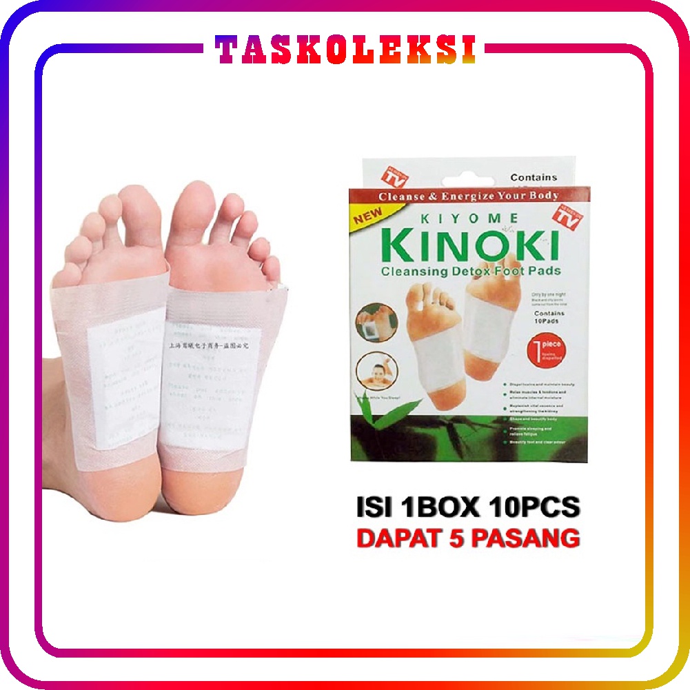 ☛TK☚ 1 Box 10 Pcs Koyo Kaki Kinoki White - Koyo Kaki Kinoki Detox R808