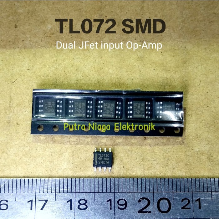ic TL072C SMD SOP8 TL072 Original TL 072 High Quality putr4n14 Diminati Banget