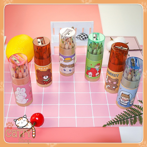 

CATTY PENSIL WARNA ANAK MOTIF BEAR DENGAN TEMPAT DAN SERUTAN / PENSIL WARNA TABUNG ANIMAL