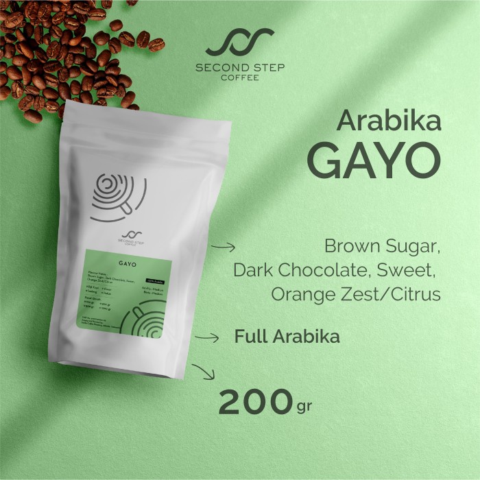 

TERLARIS Kopi Arabika Gayo Aceh Arabica Coffee Roast Bean 200g Biji Bubuk Coffe /KOPI RUBE/KOPI