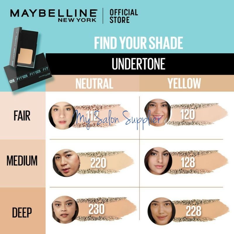 Maybelline Fit Me Powder Foundation SPF 44 / PA ++++