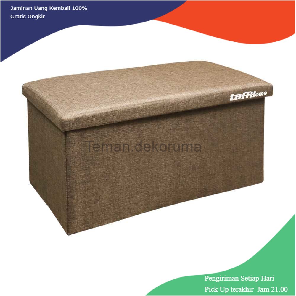 TD - PR TaffHome Sofa Kotak Penyimpanan Barang Foldable Storage Container - H031