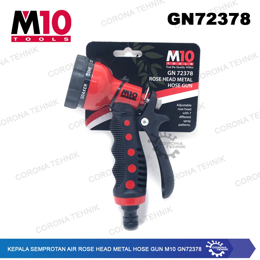 GN72378 - Kepala Semprotan Air Rose Head Metal Hose Gun M10