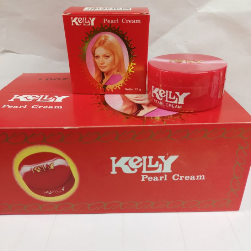 Kely Pearl Cream 5gr - 15gr Bedak Kelly - LUSINAN