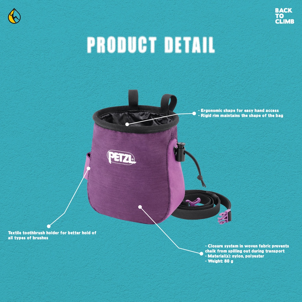 PETZL SAKA Climbing Chalkbag