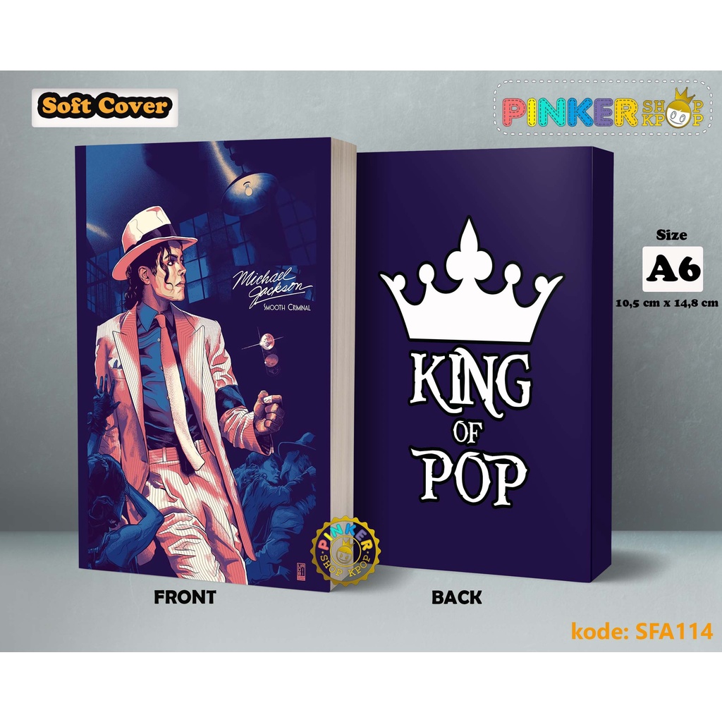 

(SFA114) Pocket Note 80's Michael Jackson King Of Pop Softcover