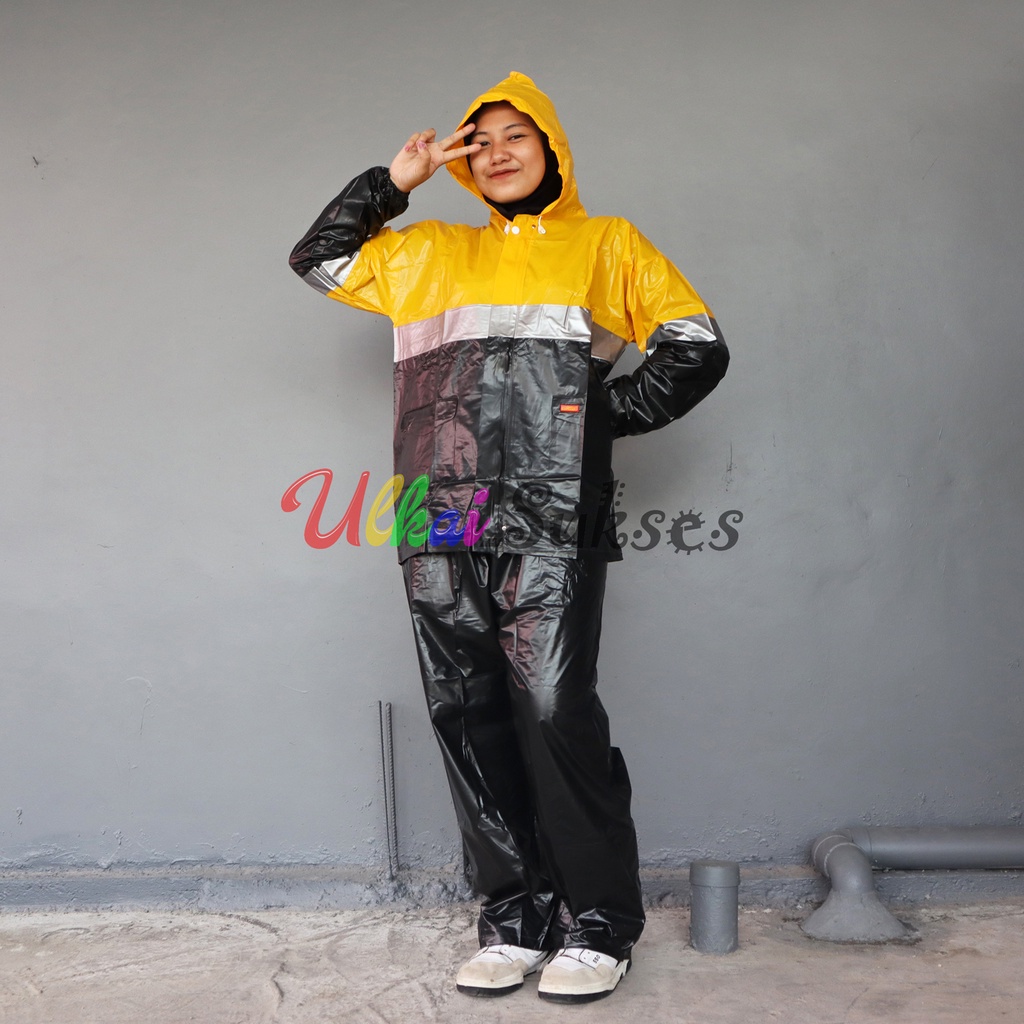 Jas Hujan Elmondo Jas Hujan Setelan Vario 908 Raincoat Murah Jas Hujan Dewasa Jas Hujan Pria Wanita Mantel Hujan Murah Jas Hujan Jaket Celana Mantel Anti Tembus Jas Hujan Elastis