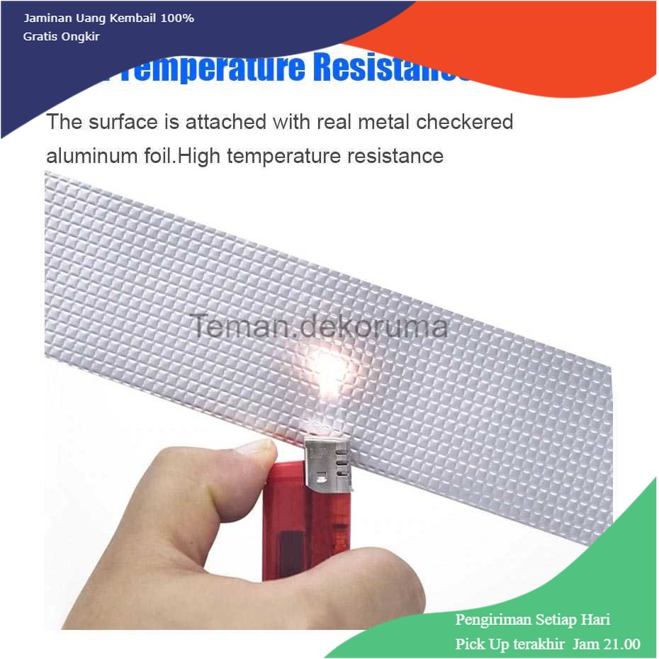 TD-PR2 TaffGUARD KYTO Lakban Aluminium Foil Butyl Waterproof 10m - LS549