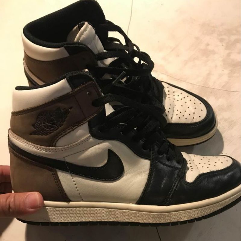 nike air jordan 1 high dark mocca second original