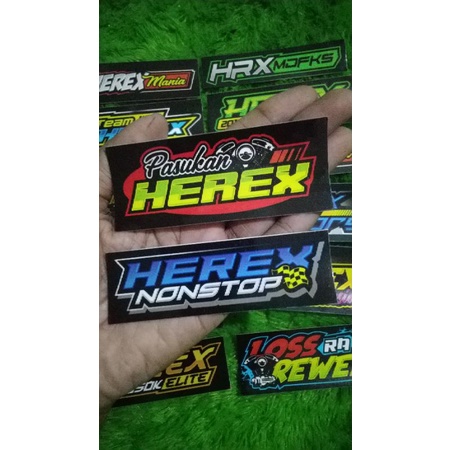 5PCS STIKER STICKER HEREX