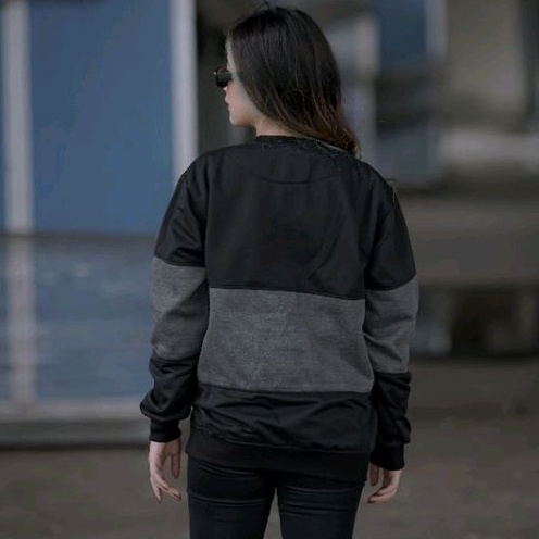 Sweater Crewneck kombinasi BRCO Sweater Crewneck Terlaris Quality Distro