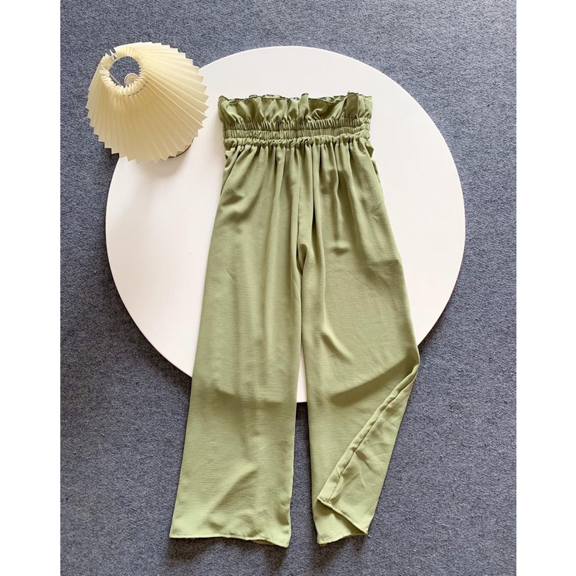 ZASKIYA - CORLA KULOT CRINKLE HIGH WAIST