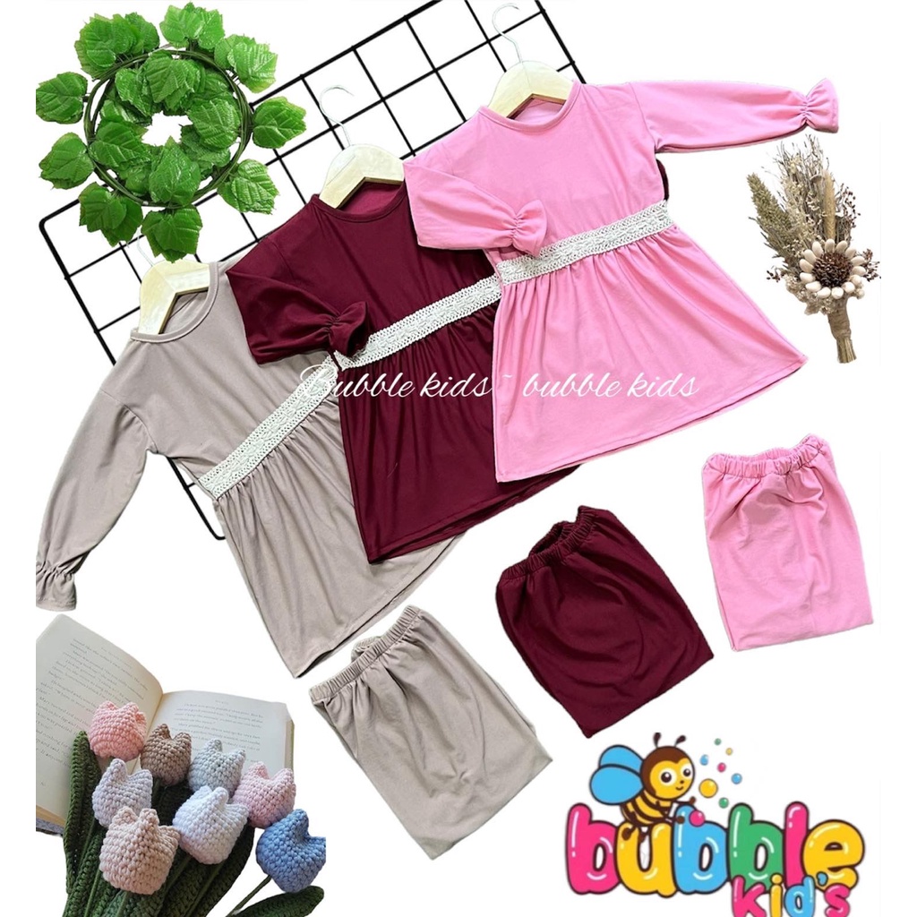 setelan anak perempuan newborn 0-2 tahun / setelan JASMINE / setelan bayi perempuan / baju anak perempuan / baju bayi perempuan