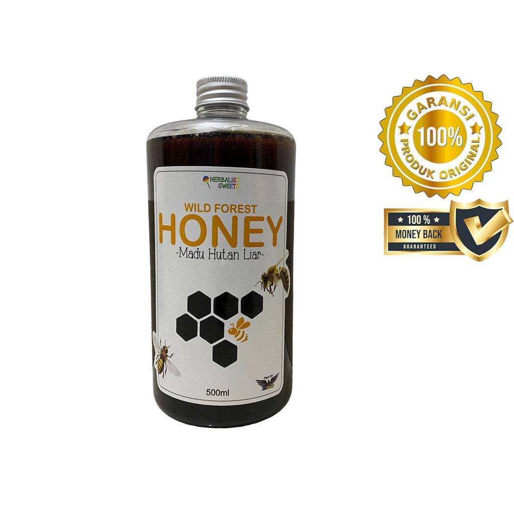 

Madu Hutan 500ml or 700 gr Natural Raw Wild Forest Honey Asli 100%